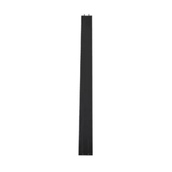 Cubierta Lindby Linaro, negra, sistema de riel monofásico, 50 cm