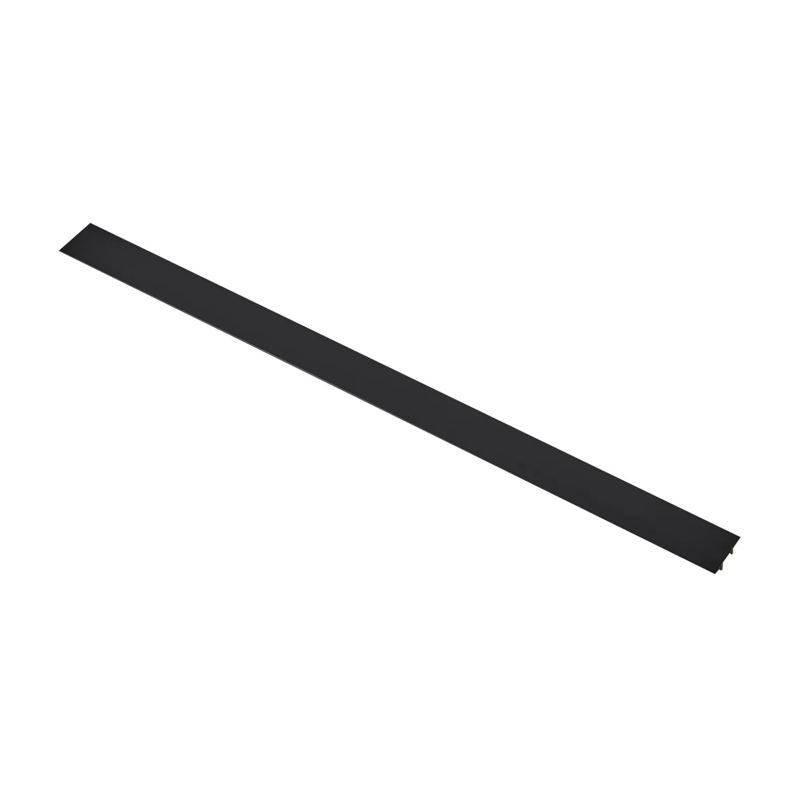Cubierta Lindby Linaro, negra, sistema de riel monofásico, 50 cm