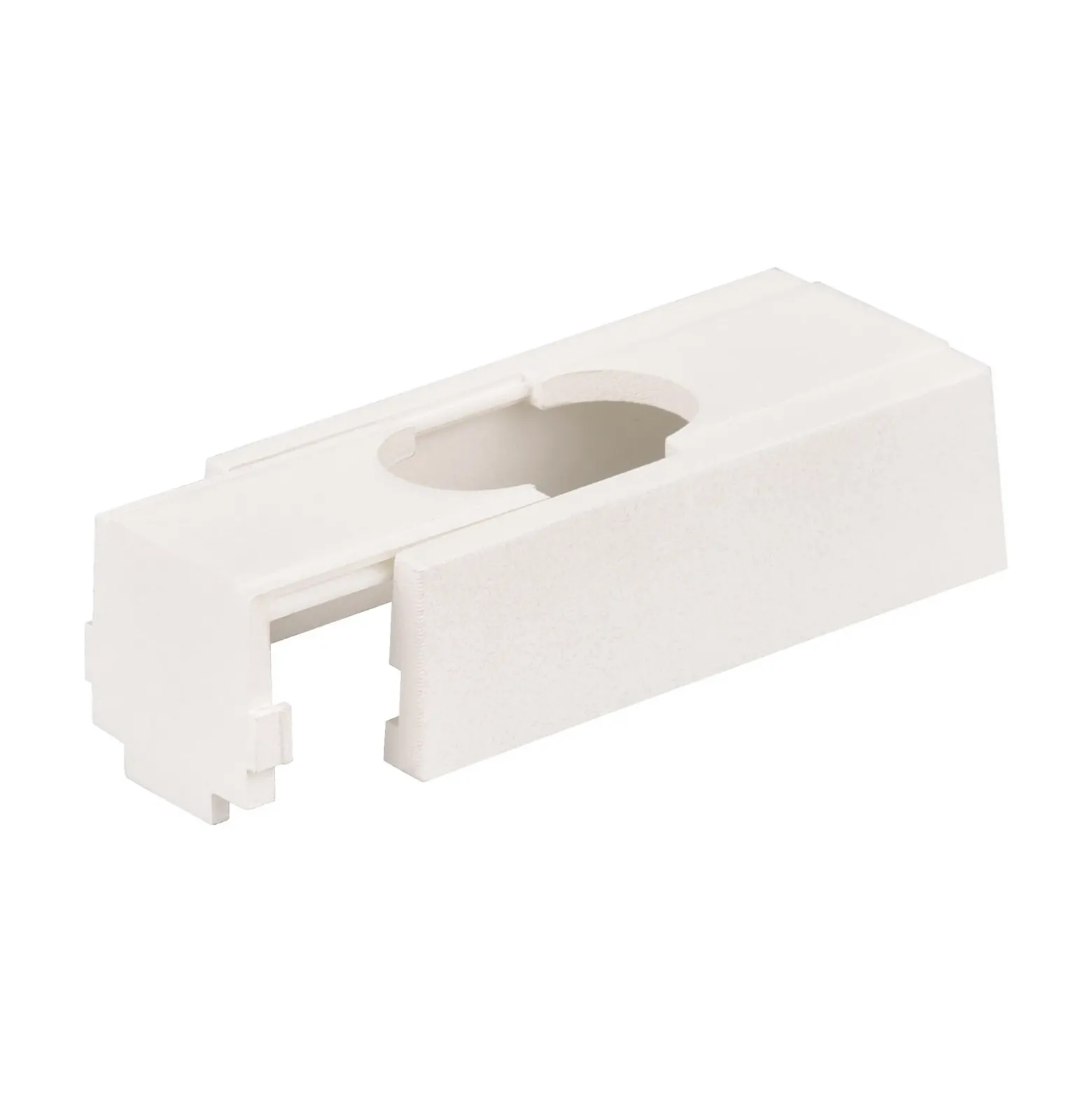 Cubierta para DUOline riel bifásico blanco mate