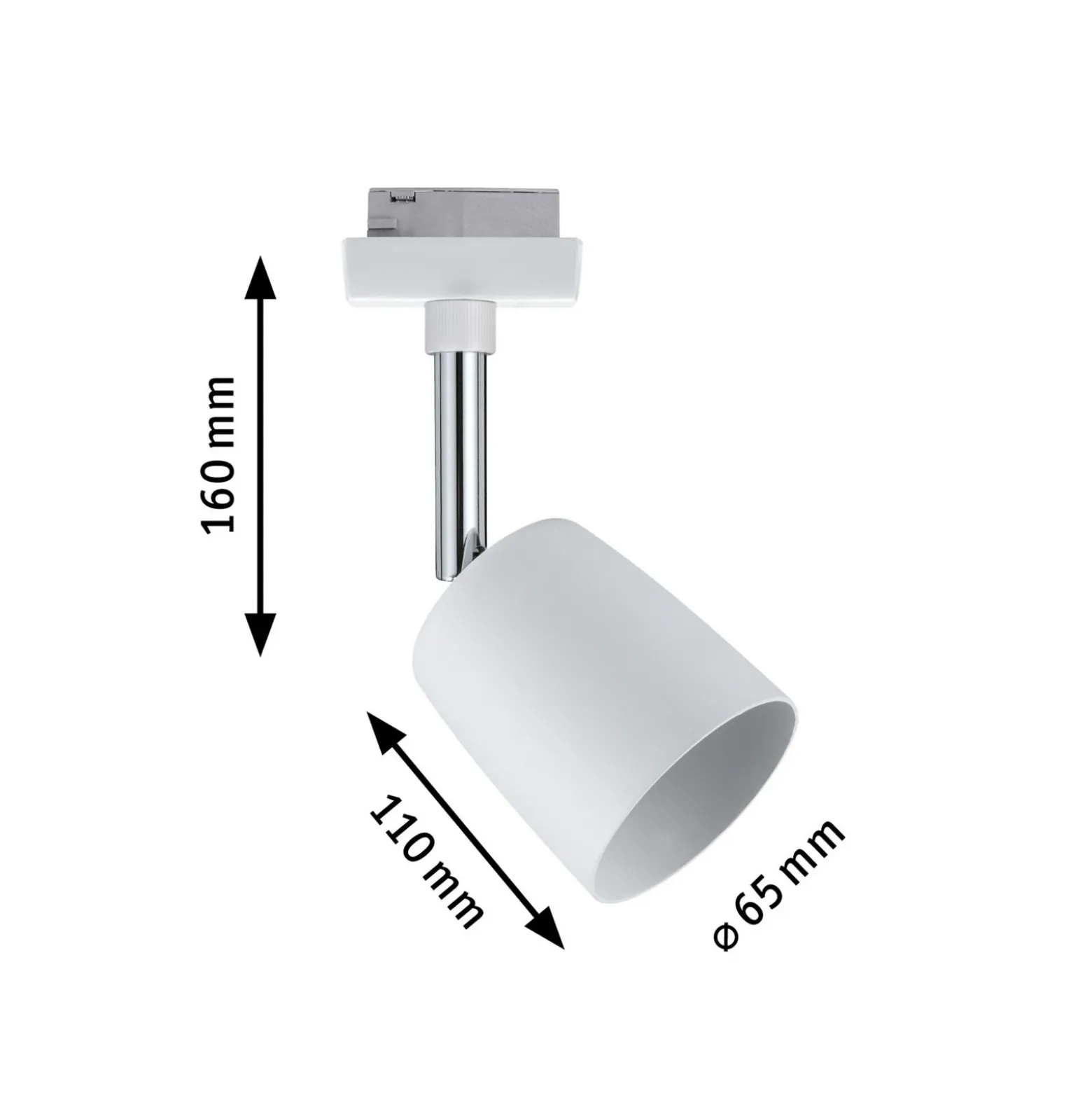 Cubre focos URail de Paulmann, blanco, GU10
