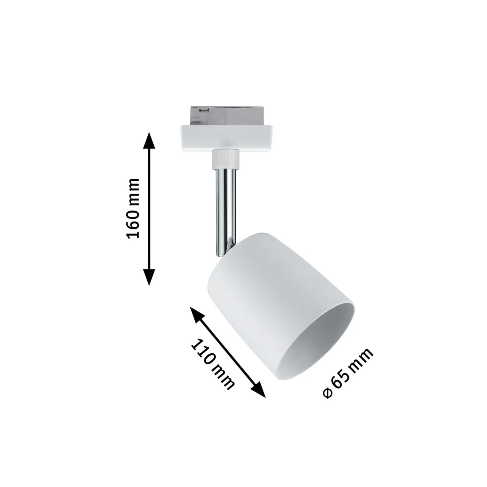 Cubre focos URail de Paulmann, blanco, GU10