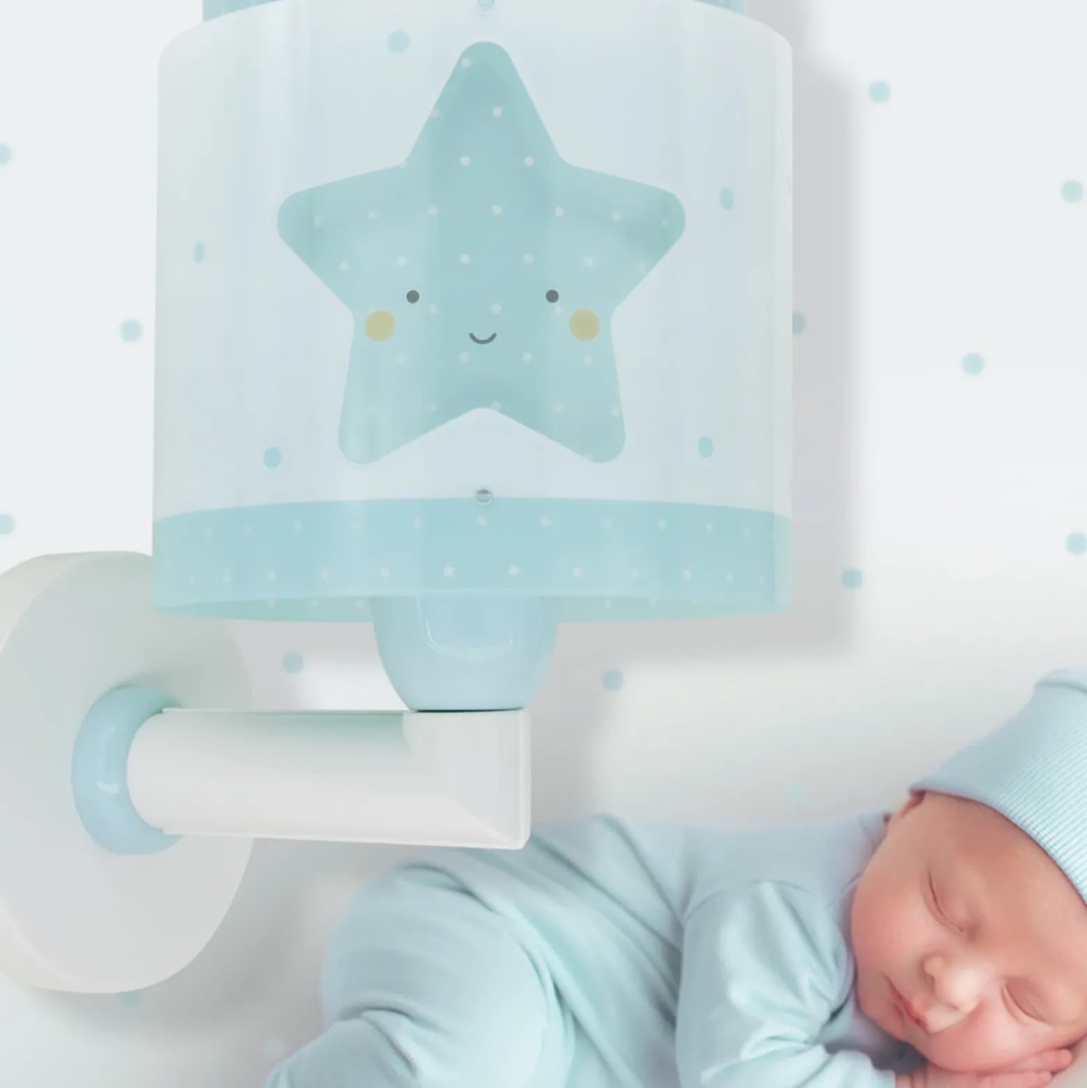 Dalber Baby Dreams aplique con enchufe, azul