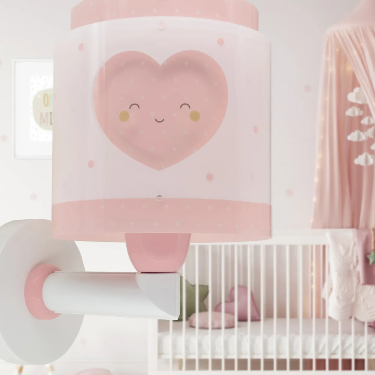 Dalber Baby Dreams aplique con enchufe, rosa