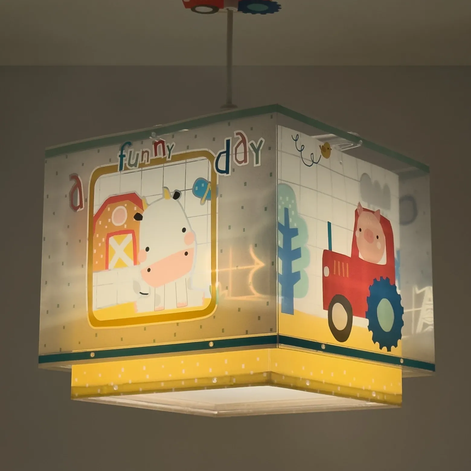 Dalber my Farm lámpara colgante infantil