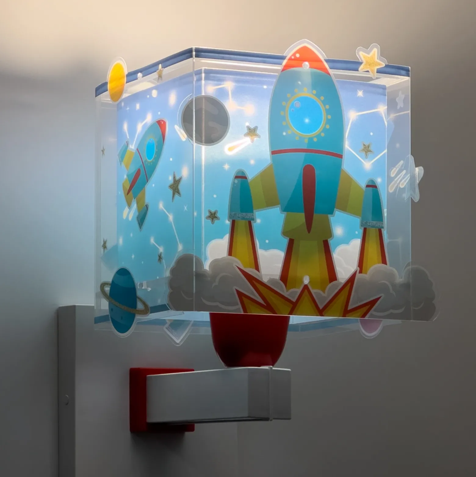 Dalber Rocket aplique infantil con enchufe