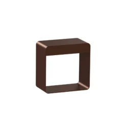 Dama lámpara de mesa LED recargable, marrón oscuro, aluminio, ABS
