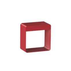 Dama lámpara de mesa LED recargable, rojo, aluminio, ABS