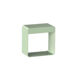 Dama lámpara de mesa LED recargable, verde, aluminio, ABS