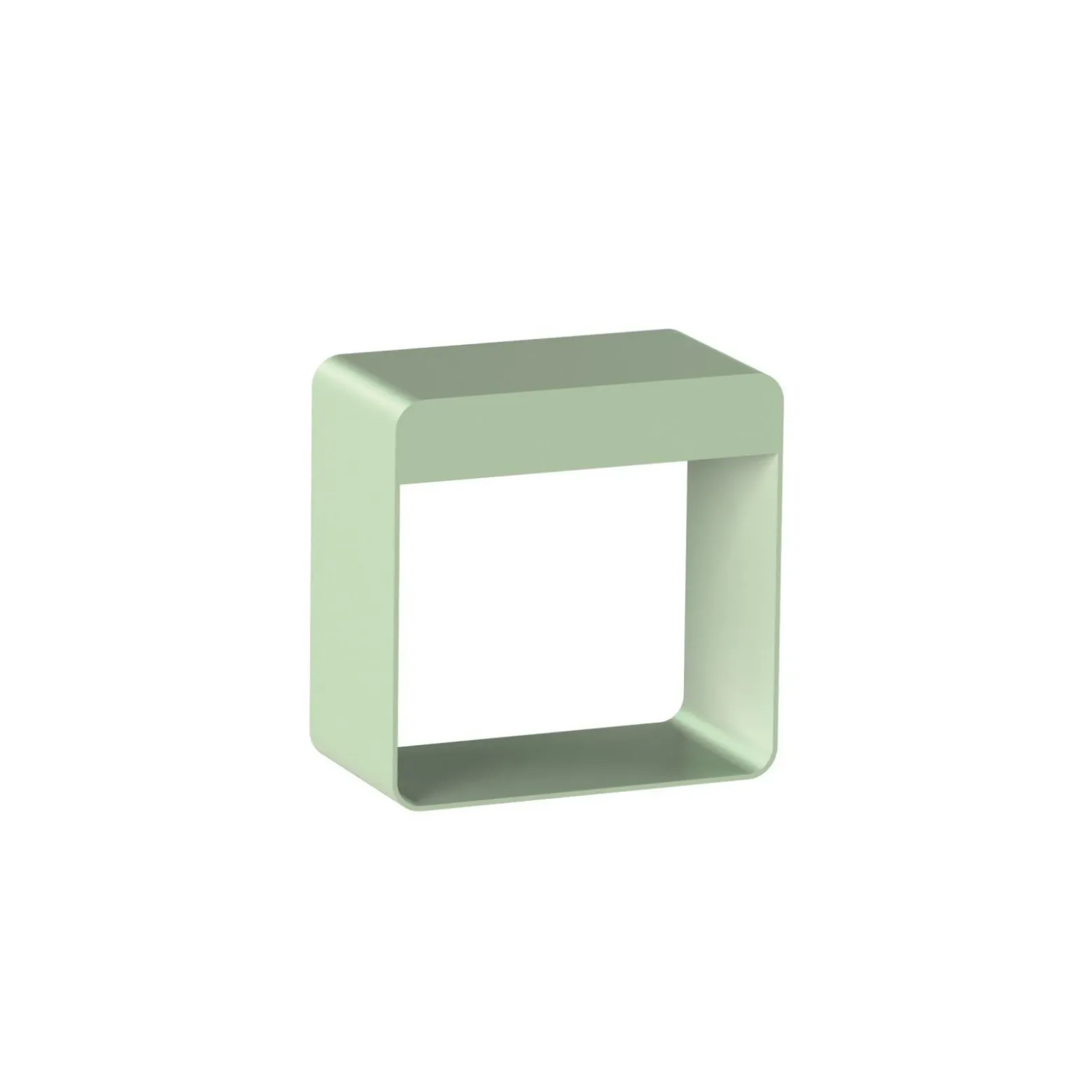 Dama lámpara de mesa LED recargable, verde, aluminio, ABS