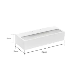 Decor Walther Box aplique LED blanco 2.700K 25cm