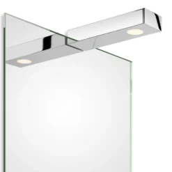 Decor Walther Flat 1 lámpara de clip LED, cromo
