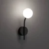 Decor Walther Pep aplique, 1 luz, negro