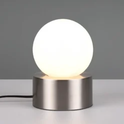 De mesa Countess vidrio opalino, base metal níquel
