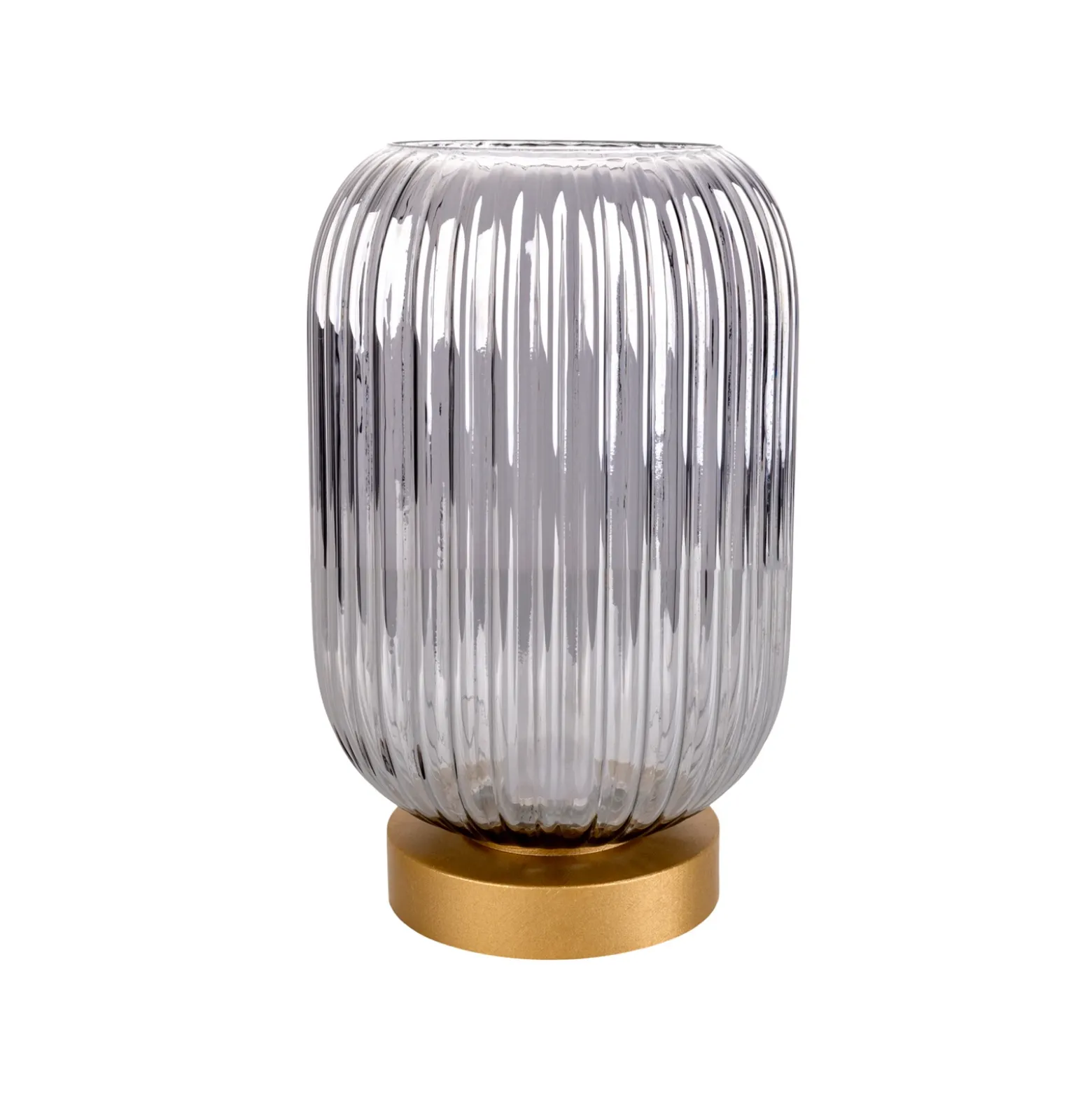 De mesa decorativa LED 5305558 batería gris humo