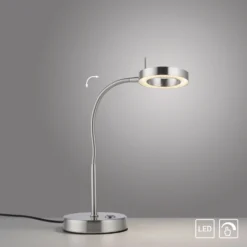 De mesa LED Hensko brazo flexible, dimmer táctil