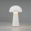 De mesa LED Lennon IP44, batería, touchdim, blanco