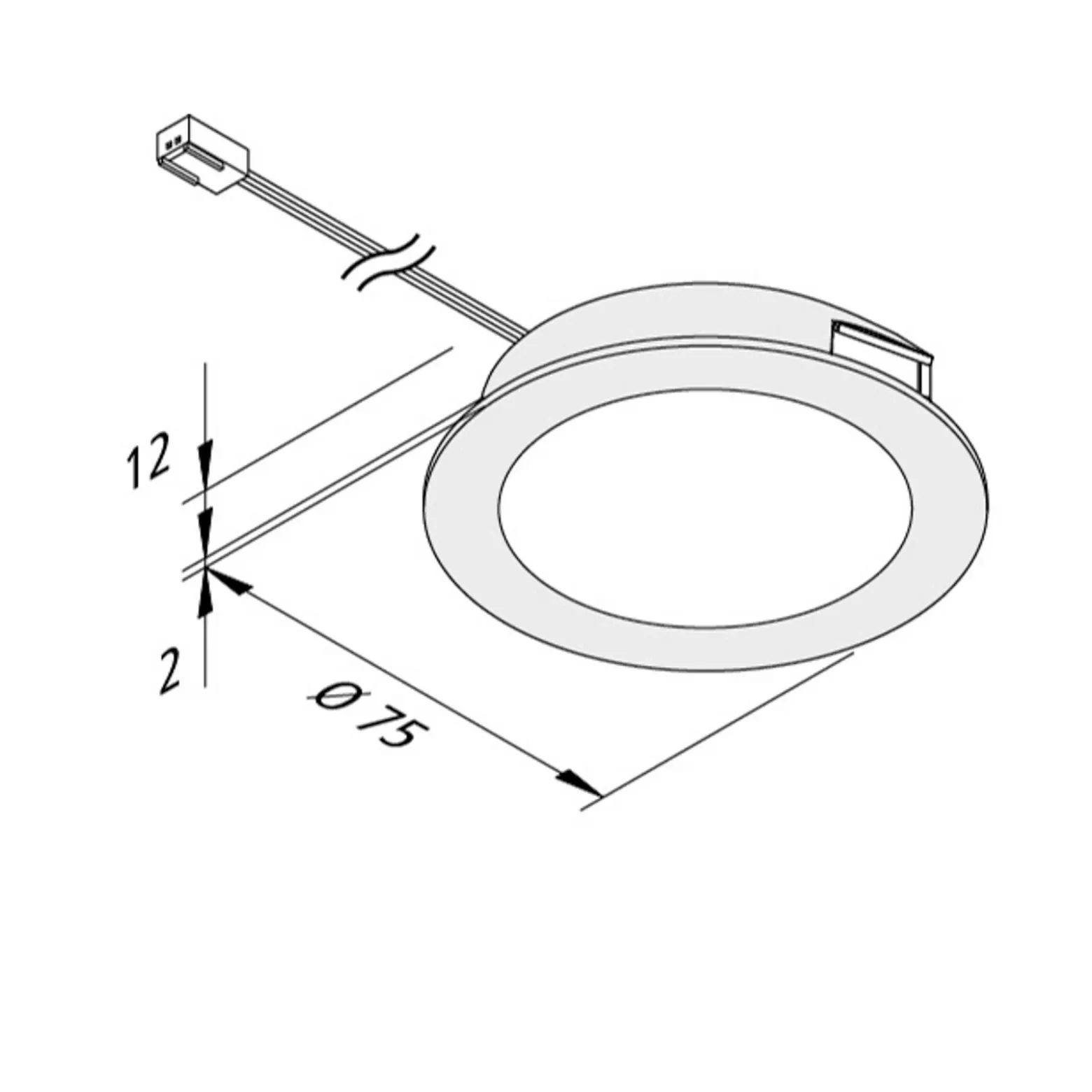 De mueble empotrada LED FAR 68 5 ud acero 4W 940