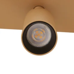 Downlight Arcchio Brinja Slim, café, 3 luces, GU10 MR11