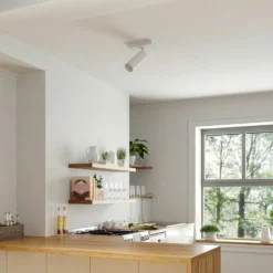 Downlight Arcchio Brinja Slim, blanco, 1 luz, GU10 MR11