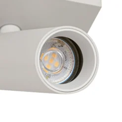 Downlight Arcchio Brinja Slim, blanco, 1 luz, GU10 MR11