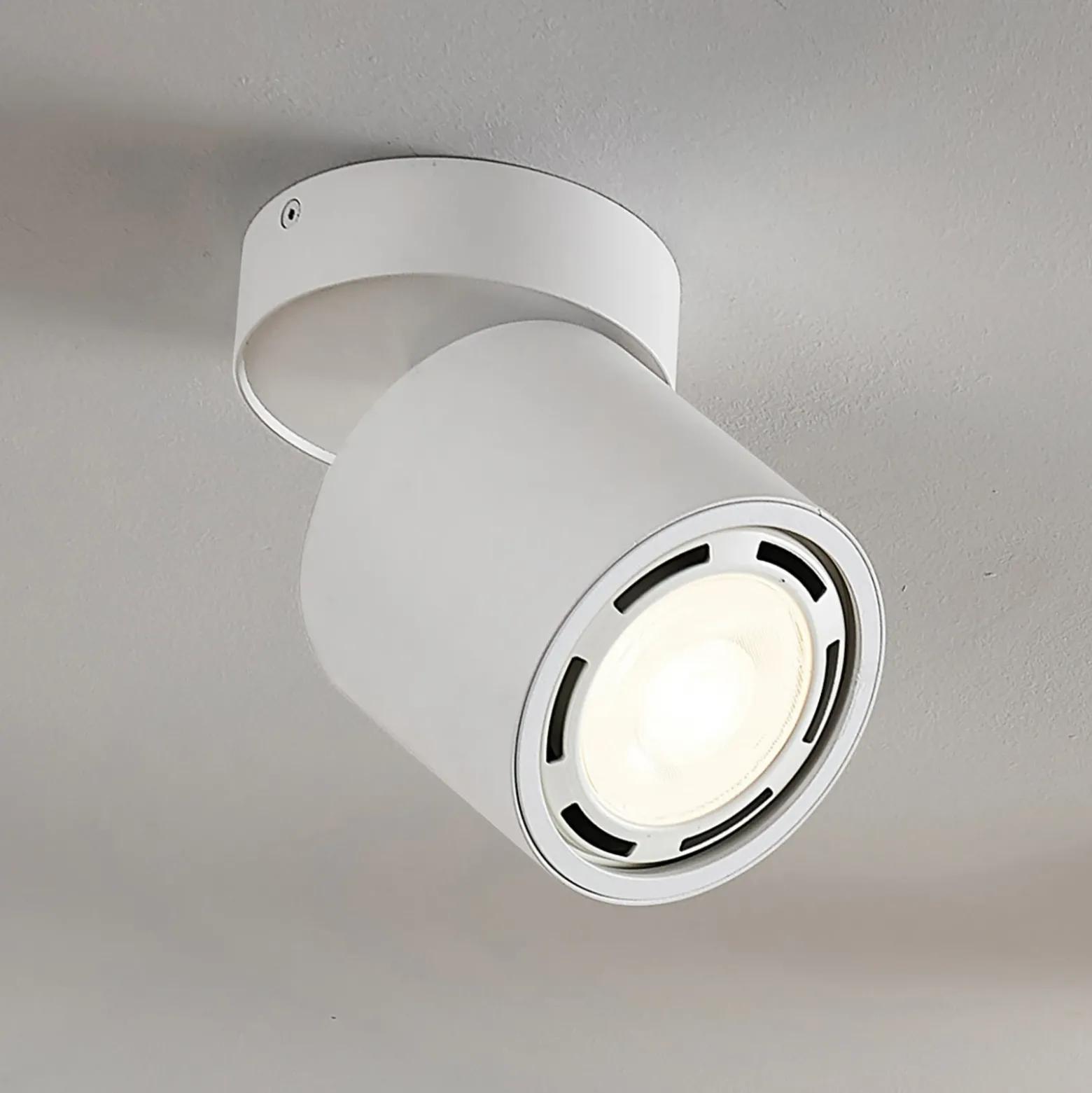 Downlight Arcchio Mabel, Ø 12 cm, blanco, orientable, GU10