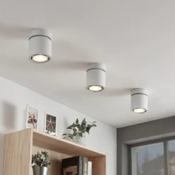 Downlight Arcchio Mabel, Ø 12 cm, blanco, orientable, GU10