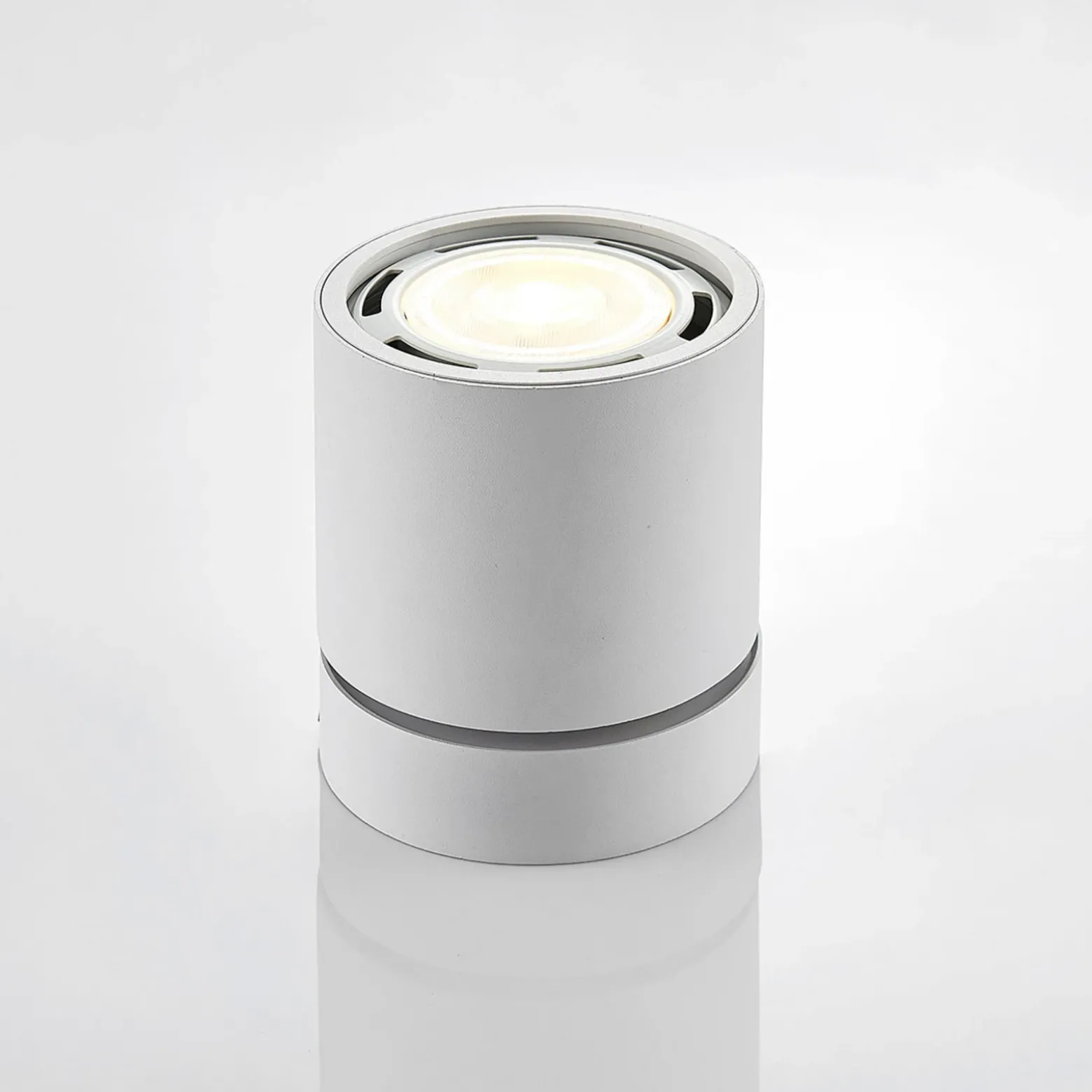 Downlight Arcchio Mabel, Ø 12 cm, blanco, orientable, GU10