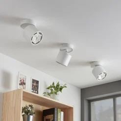 Downlight Arcchio Mabel, Ø 12 cm, blanco, orientable, GU10