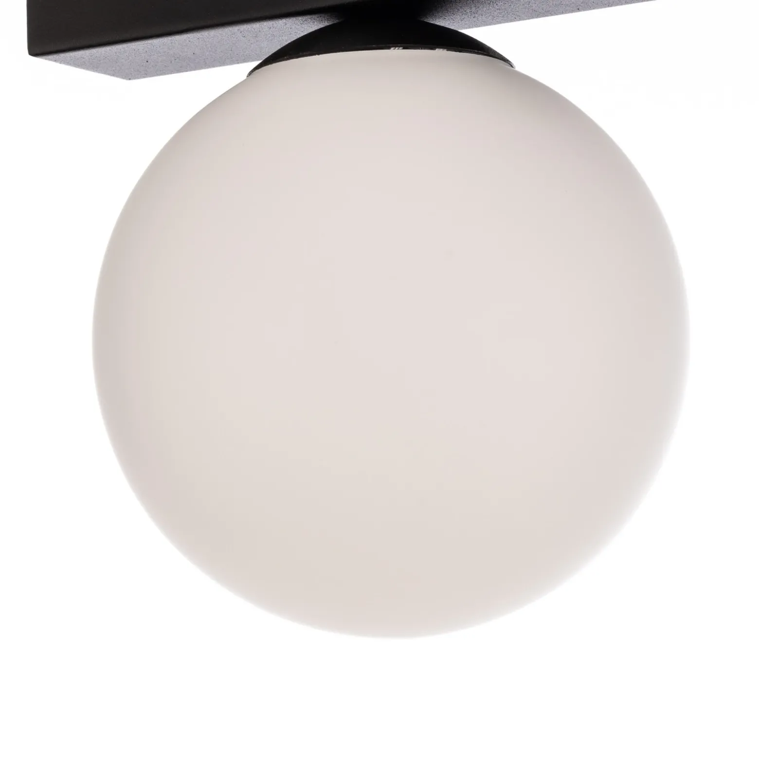Downlight Baster 4, acero, 4 luces, 3 focos, esfera