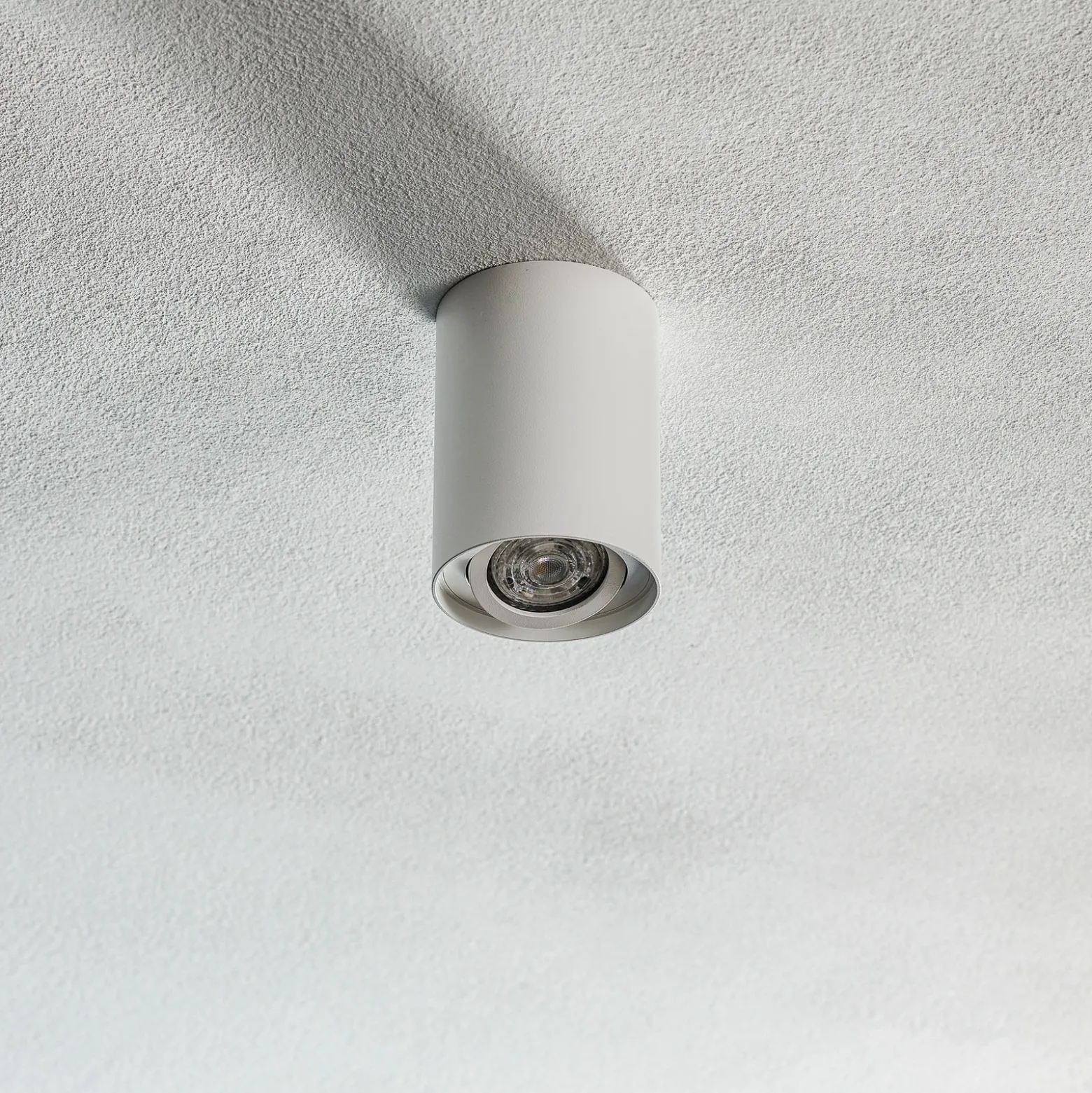 Downlight Bima, redondo blanco