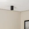 Downlight Bima, redondo negro