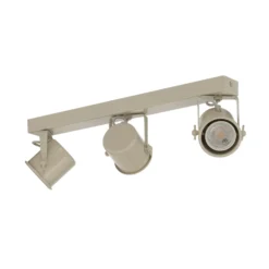 Downlight Canico, 3 luces, color crema