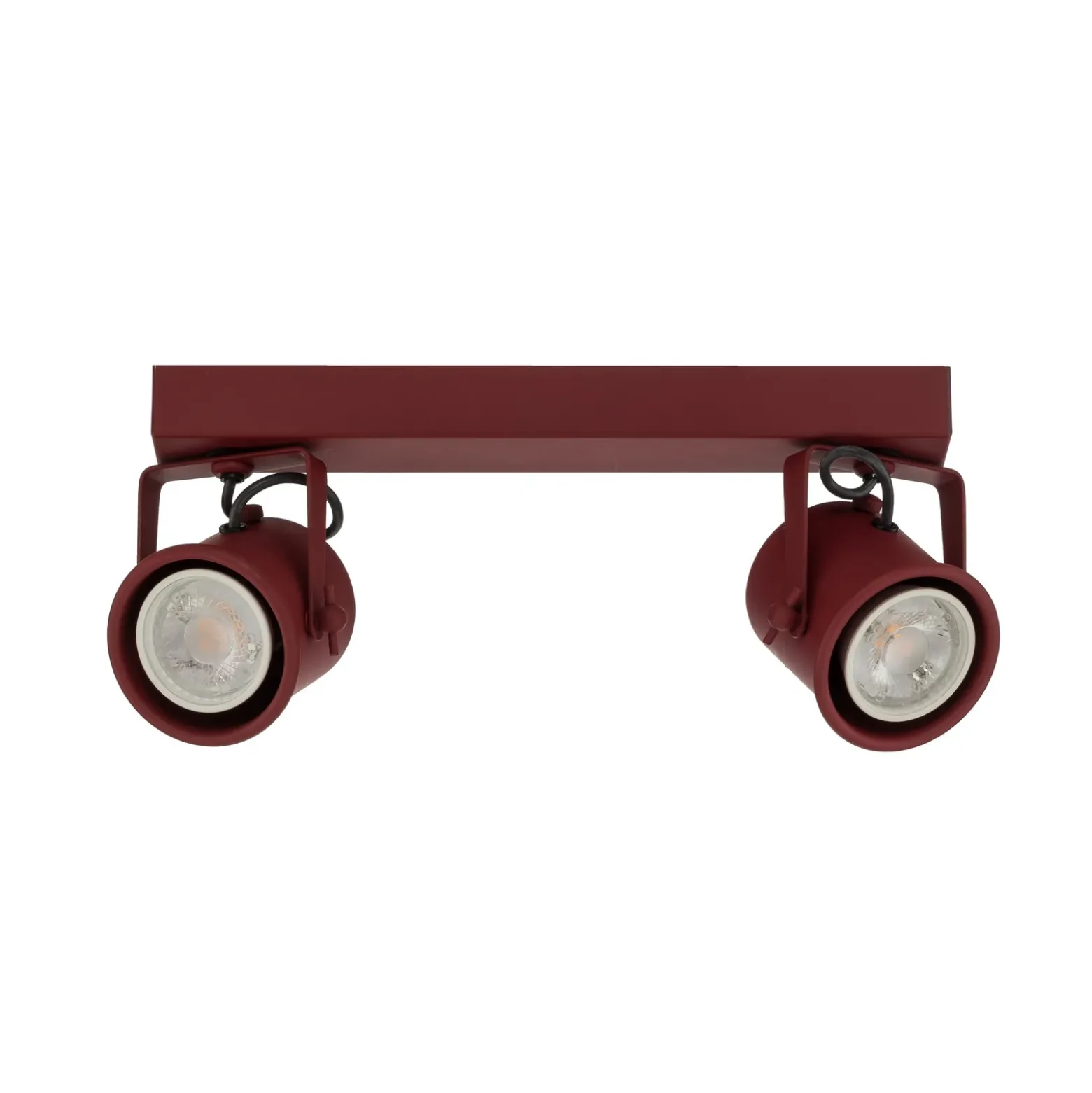 Downlight Canico, 2 luces, rojo