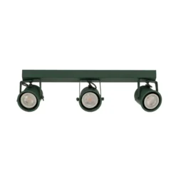 Downlight Canico, 3 luces, verde