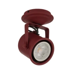 Downlight Canico, 1 luz, rojo