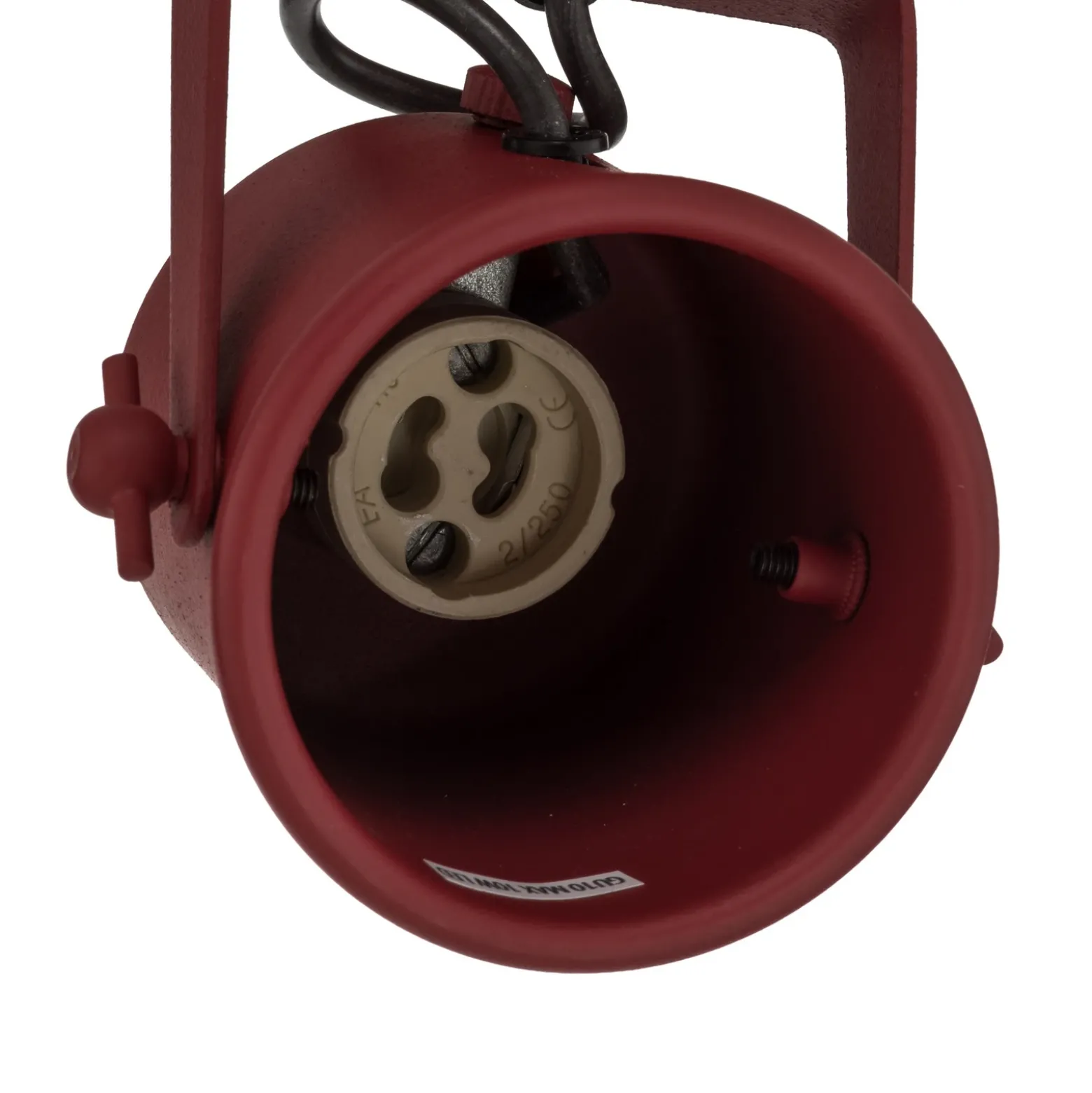 Downlight Canico, 1 luz, rojo