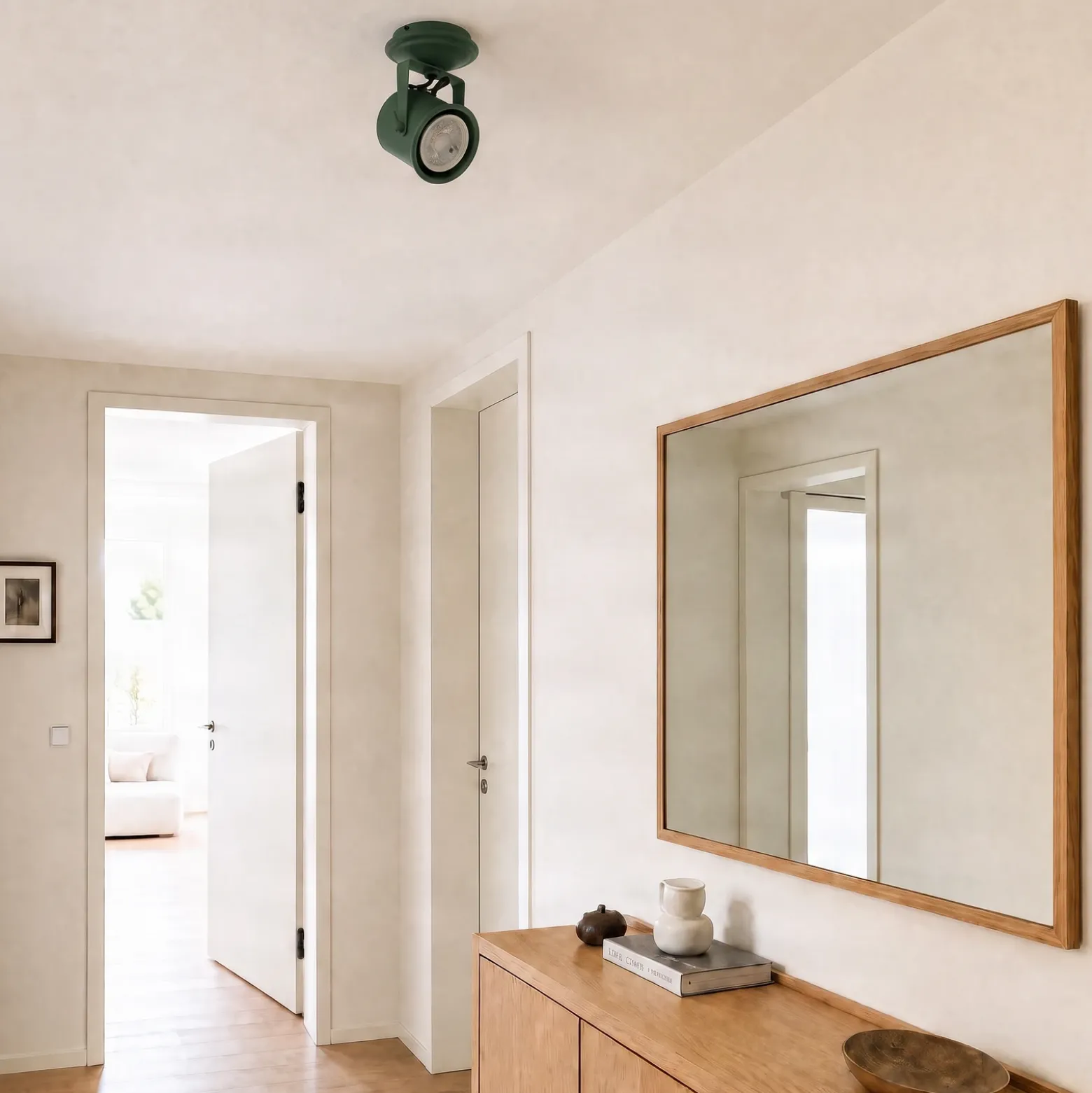 Downlight Canico, 1 luz, verde
