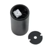Downlight CAN, negro, IP44, Ø 6 cm, metal, GU10