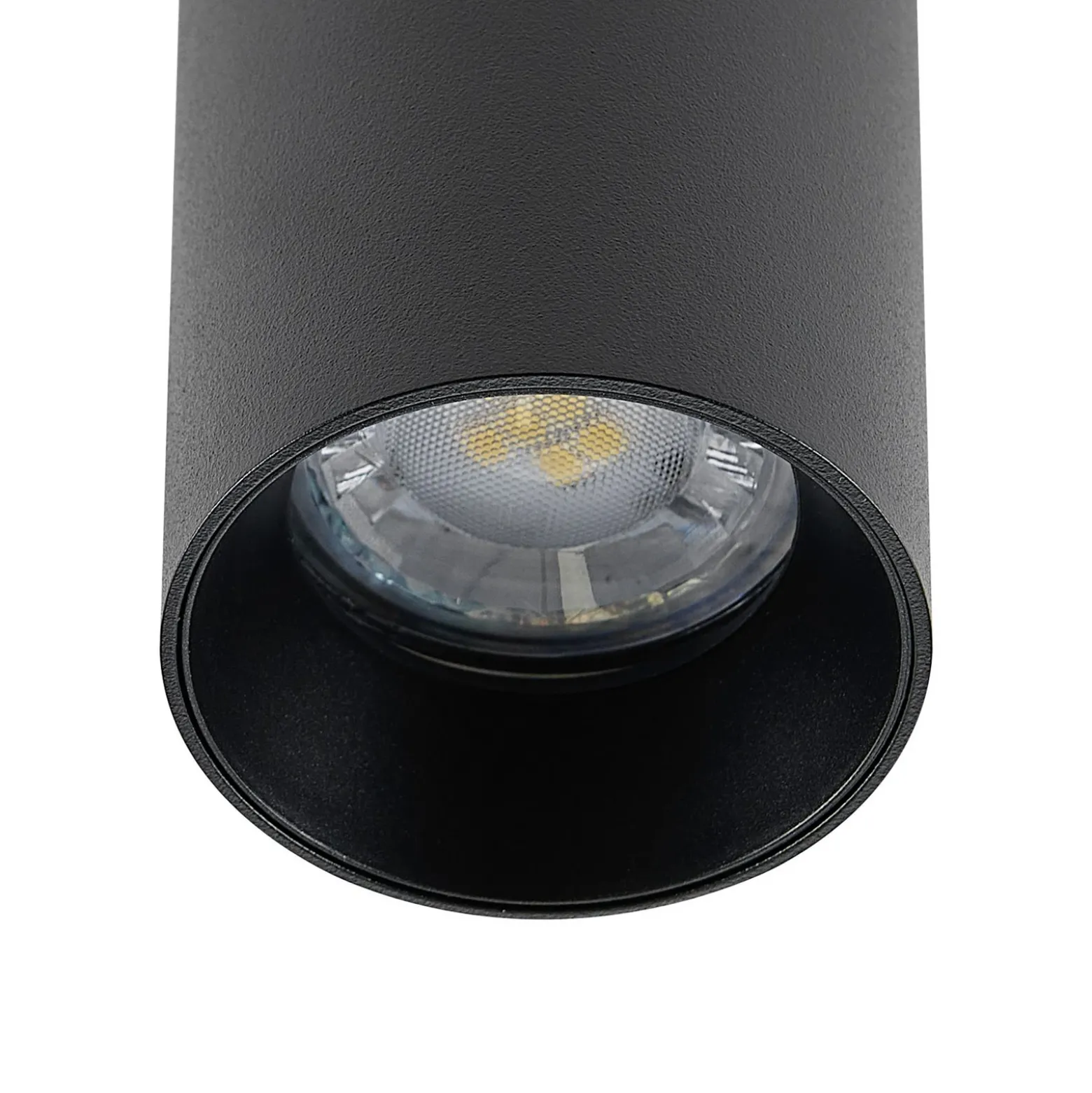 Downlight CAN, negro, IP20, Ø 6 cm, metal, GU10