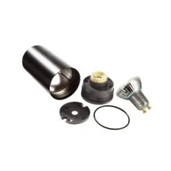 Downlight CAN, negro, IP20, Ø 6 cm, metal, GU10