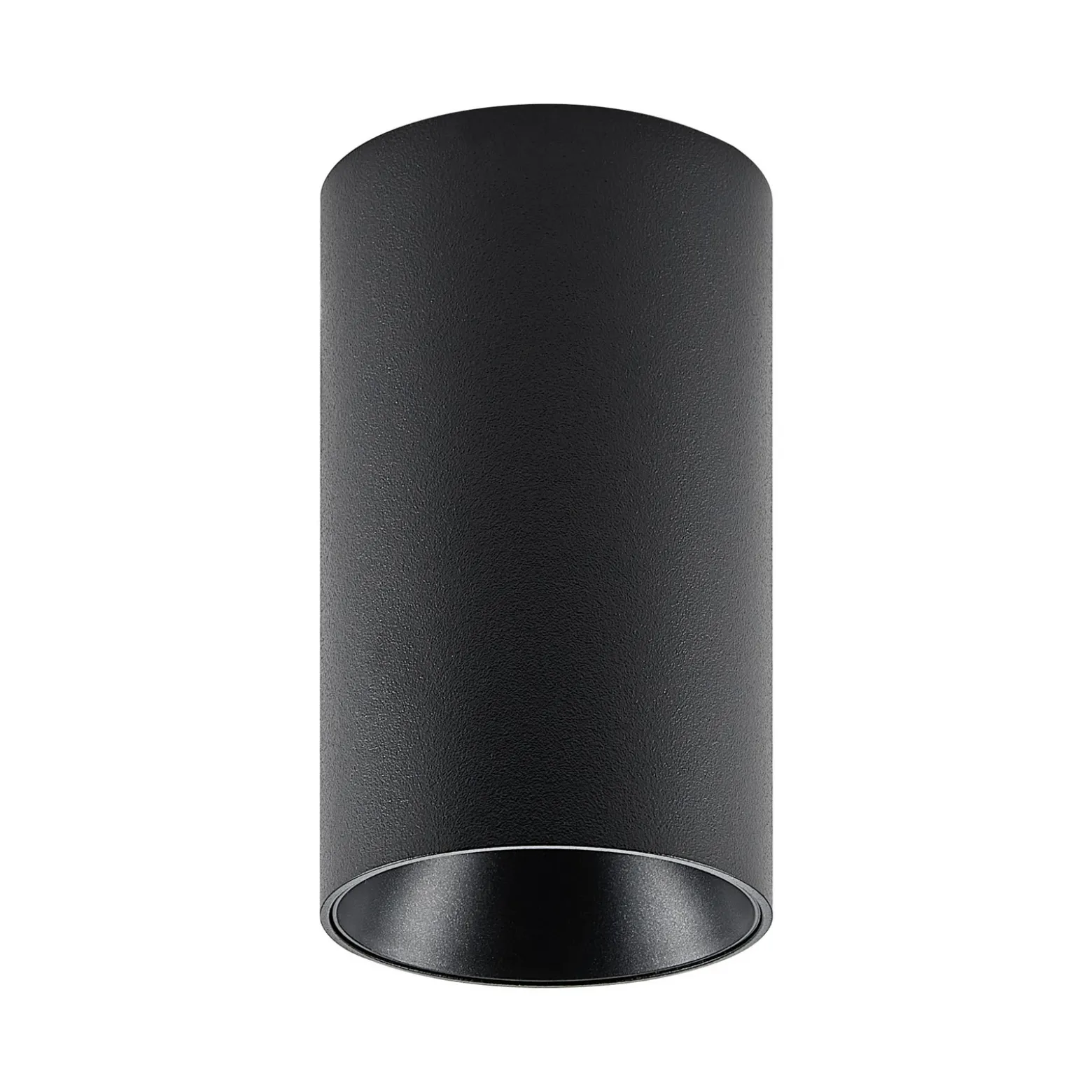 Downlight CAN, negro, IP20, Ø 6 cm, metal, GU10