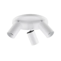 Downlight CAN TILT, blanco, Ø 23 cm, 3 luces, metal, GU10