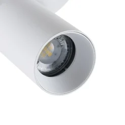 Downlight CAN TILT, blanco, Ø 23 cm, 3 luces, metal, GU10