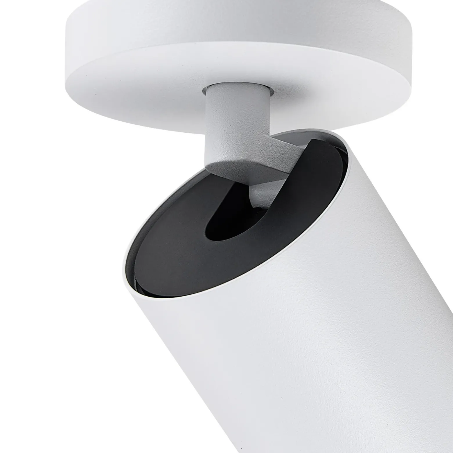 Downlight CAN TILT, blanco, Ø 8 cm, 1 luz, metal, GU10