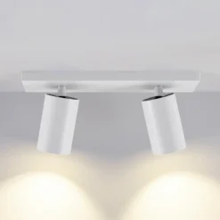 Downlight CAN TILT, blanco, 31 x 9 cm, 2 luces, metal GU10