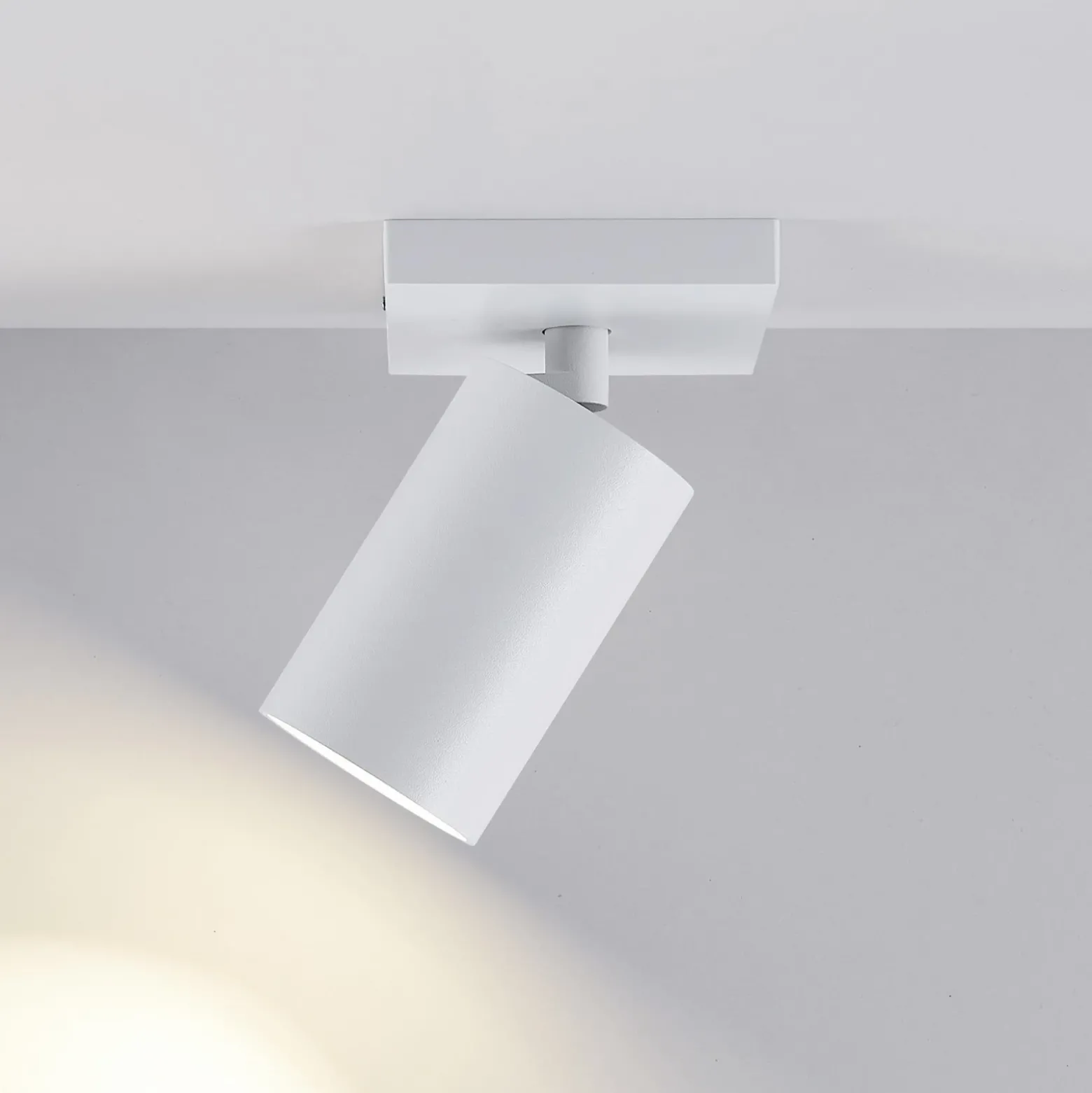 Downlight CAN TILT, blanco, 11 x 9 cm, 1 luz, metal GU10