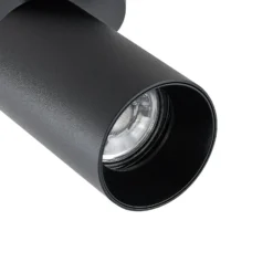 Downlight CAN TILT, negro, Ø 8 cm, 1 luz, metal GU10