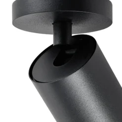 Downlight CAN TILT, negro, Ø 8 cm, 1 luz, metal GU10