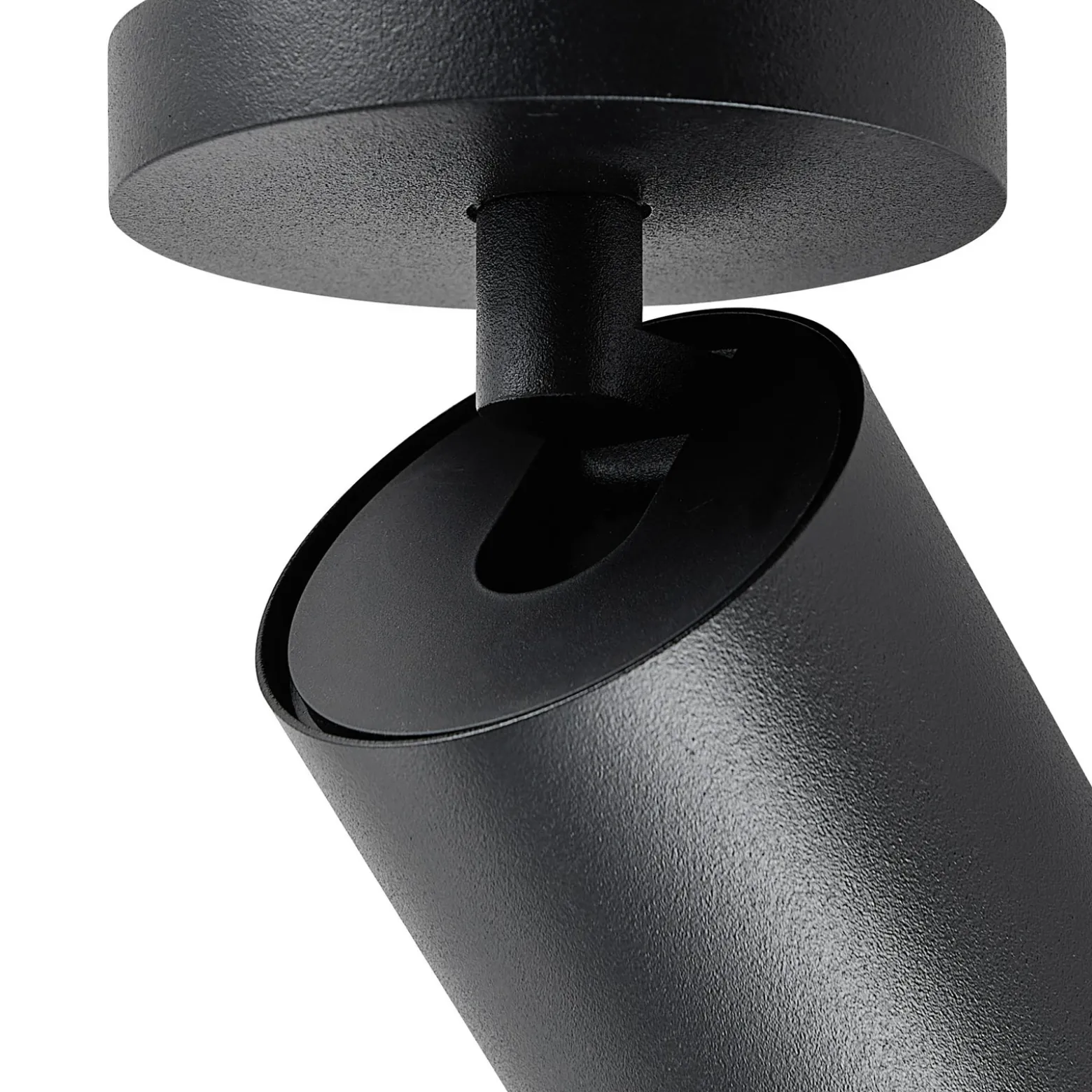 Downlight CAN TILT, negro, Ø 8 cm, 1 luz, metal GU10