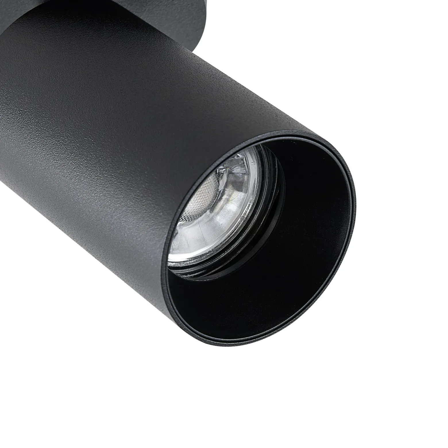 Downlight CAN TILT, negro, Ø 8 cm, 1 luz, metal GU10